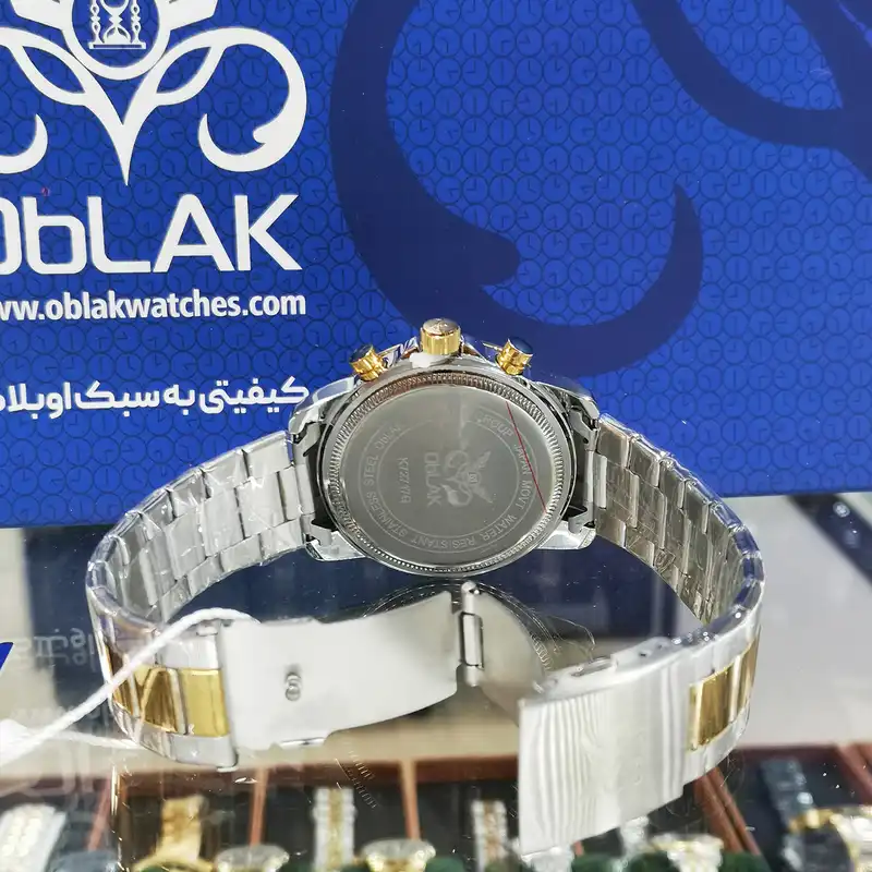 ساعت مچی عقربه ای اوبلاک مدل سه موتور m