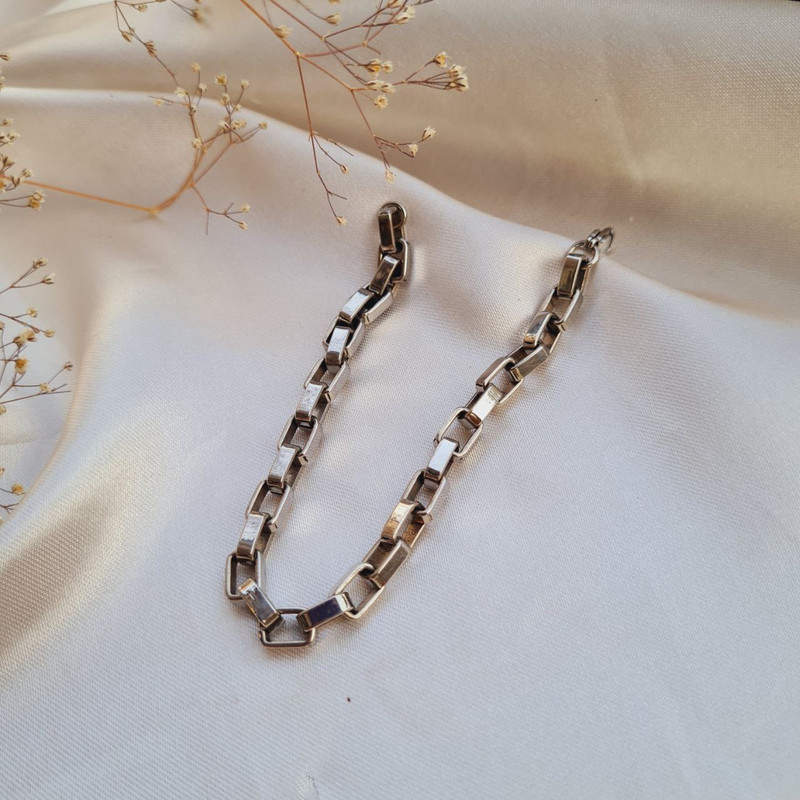 دستبند مردانه مدل آجری استیل دستبند مردانه مدل آجری استیل