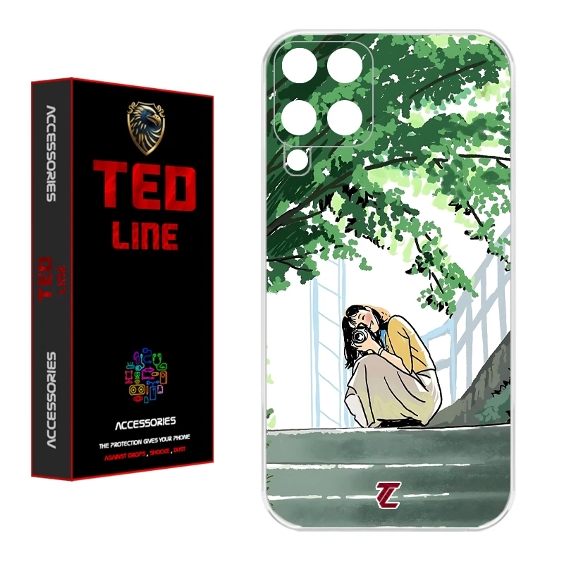 کاور تدلاین طرح دختر عکاس کد 1206 مناسب برای گوشی موبایل سامسونگ Galaxy A22 4G