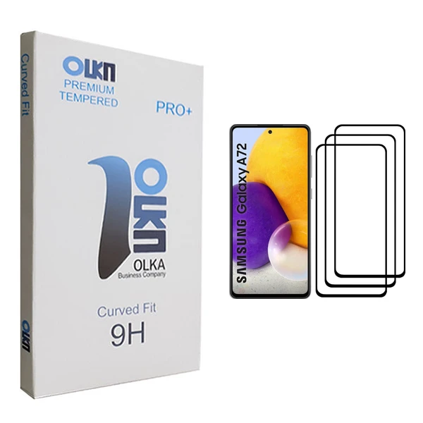 محافظ صفحه نمایش الکا مدل +PRO مناسب برای گوشی موبایل سامسونگ Galaxy A72 بسته سه عددی
