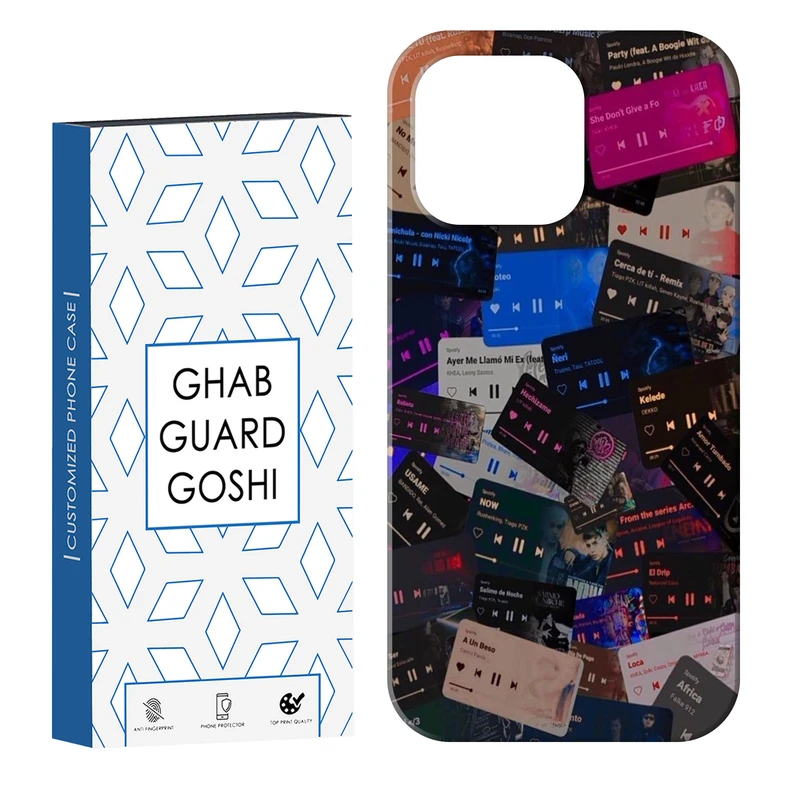 کاور قاب گارد گوشی طرح موزیک کد Dimo-264 مناسب برای گوشی موبایل اپل IPHONE 16 PRO   