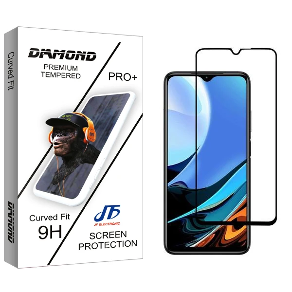 محافظ صفحه نمایش جی اف مدل Diamond مناسب برای گوشی موبایل شیائومی Redmi 9T
