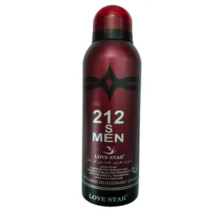 اسپری بدن مردانه لاو استار مدل 212 حجم 200 میلی لیتر