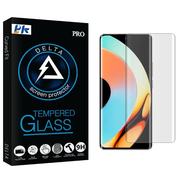 محافظ صفحه نمایش پی کی مدل Delta UV مناسب برای گوشی موبایل ریلمی 10 Pro Plus