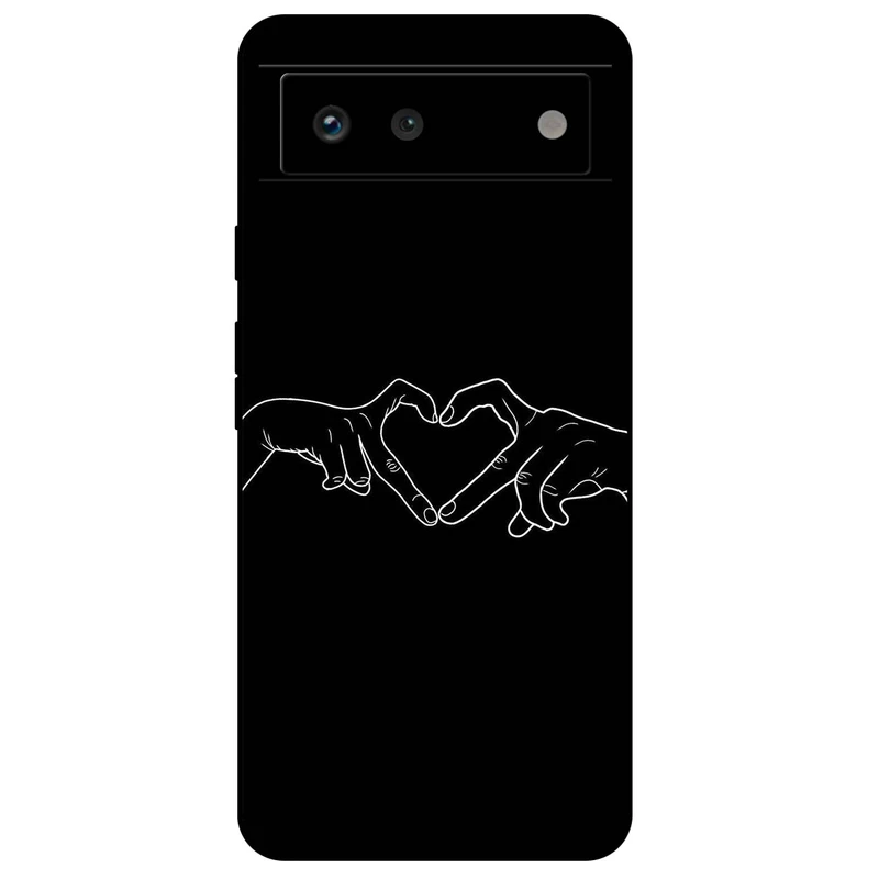 کاور مگافون طرح عشق مدل 1857 مناسب برای گوشی موبایل گوگل Pixel 6A