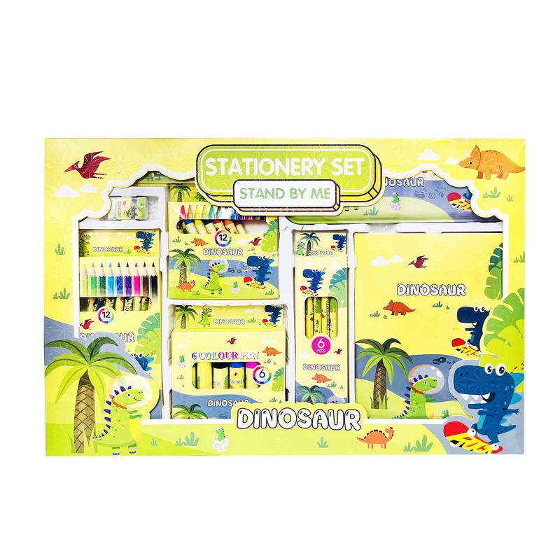 بسته رنگ‌آمیزی مدل دایناسور کیوت بسته 40 عددی