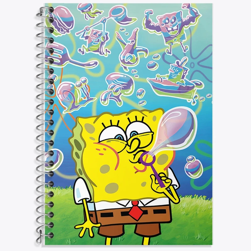 دفتر لغت 50 برگ خندالو طرح باب اسفنجی کد F1865