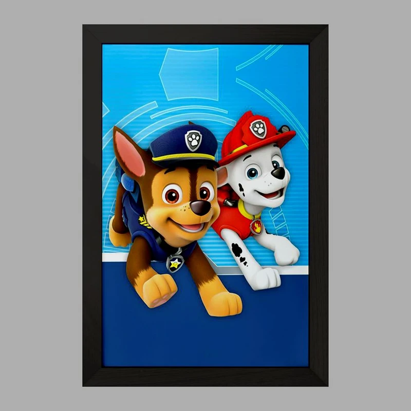 تابلو خندالو مدل مارشال و چیس سگ های نگهبان Paw Patrol  کد 12582