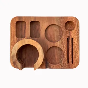 استند پرتافیلتر قهوه مدل Barista Oak کد 51