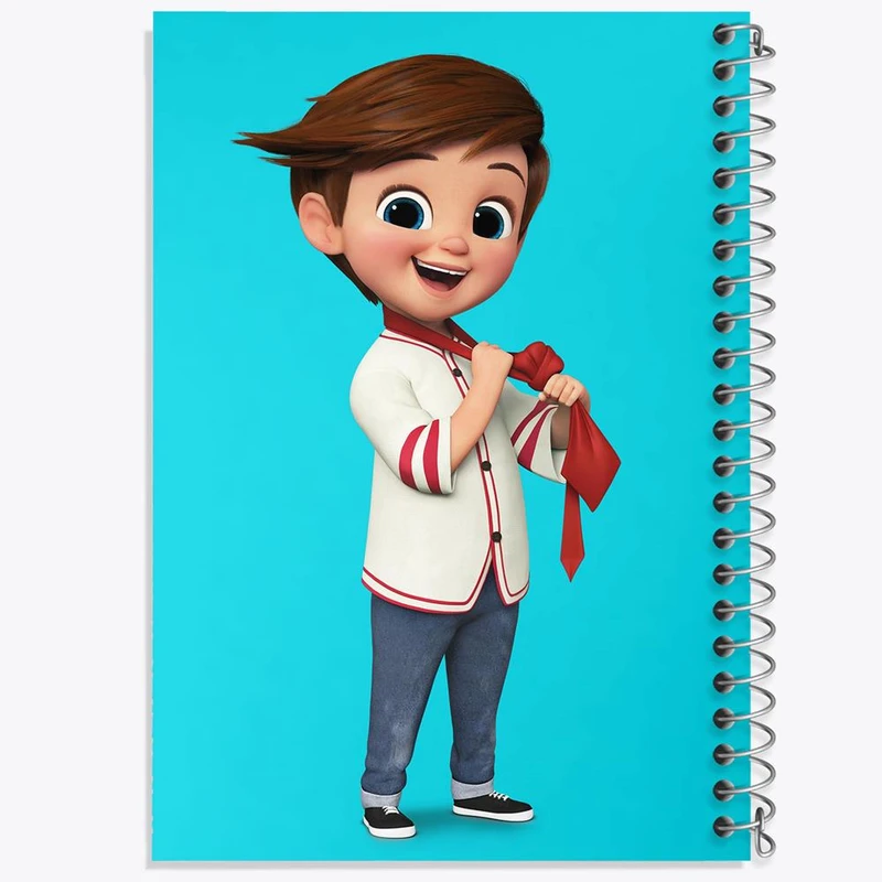 دفتر نقاشی 50 برگ خندالو مدل بچه رئیس Boss Baby کد 10328