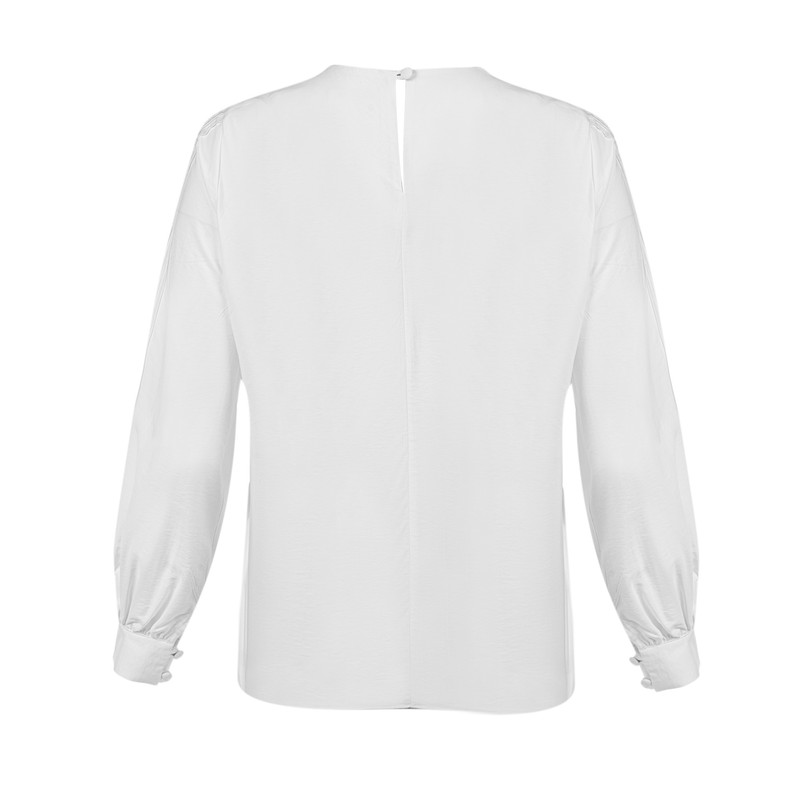 بلوز زنانه سرژه مدل 204633 سفید