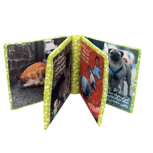 بازی آموزشی نی نی و حیوانات شهری مدل کتاب پارچه ای