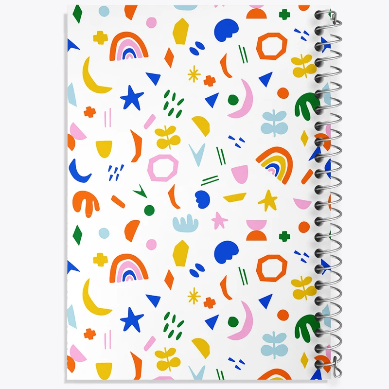 دفتر مشق 100 برگ خندالو طرح پترن فانتزی کد N724