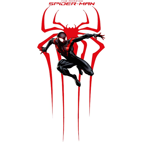 استیکر پارچه و لباس پاد آفرین طرح مرد عنکبوتی کد 3836