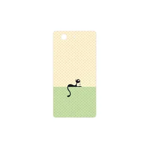 MAHOOT Minimal Internet Cat Icon Cover Sticker for Sony Xperia Z3 Compact