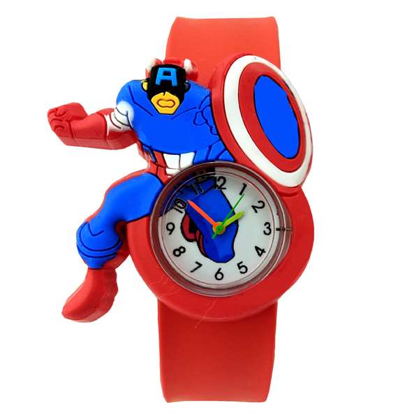 ساعت مچی عقربه ای بچگانه مدل مبارز کد gh1 ساعت مچی عقربه ای بچگانه مدل مبارز کد gh1