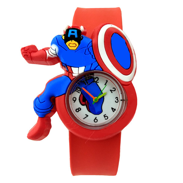 ساعت مچی عقربه ای بچگانه مدل مبارز کد gh1 ساعت مچی عقربه ای بچگانه مدل مبارز کد gh1