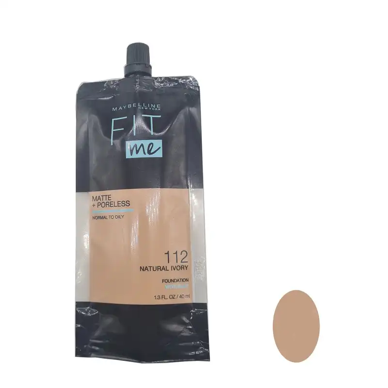 کرم پودر میبلین مدل fit me شماره 112 حجم 40 میلی لیتر