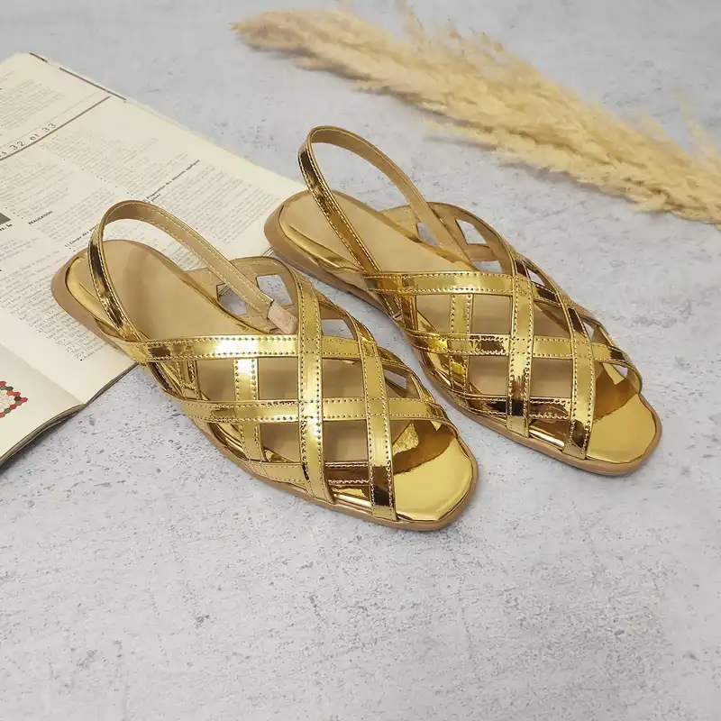 صندل زنانه مدل بهار کد BAH-GOL