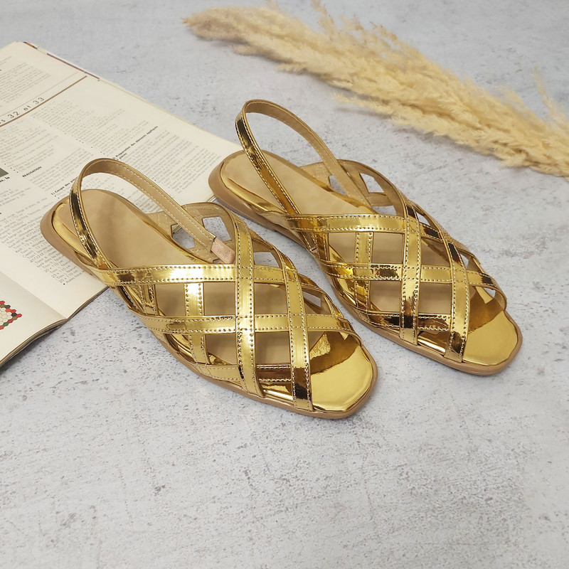 صندل زنانه مدل بهار کد BAH-GOL