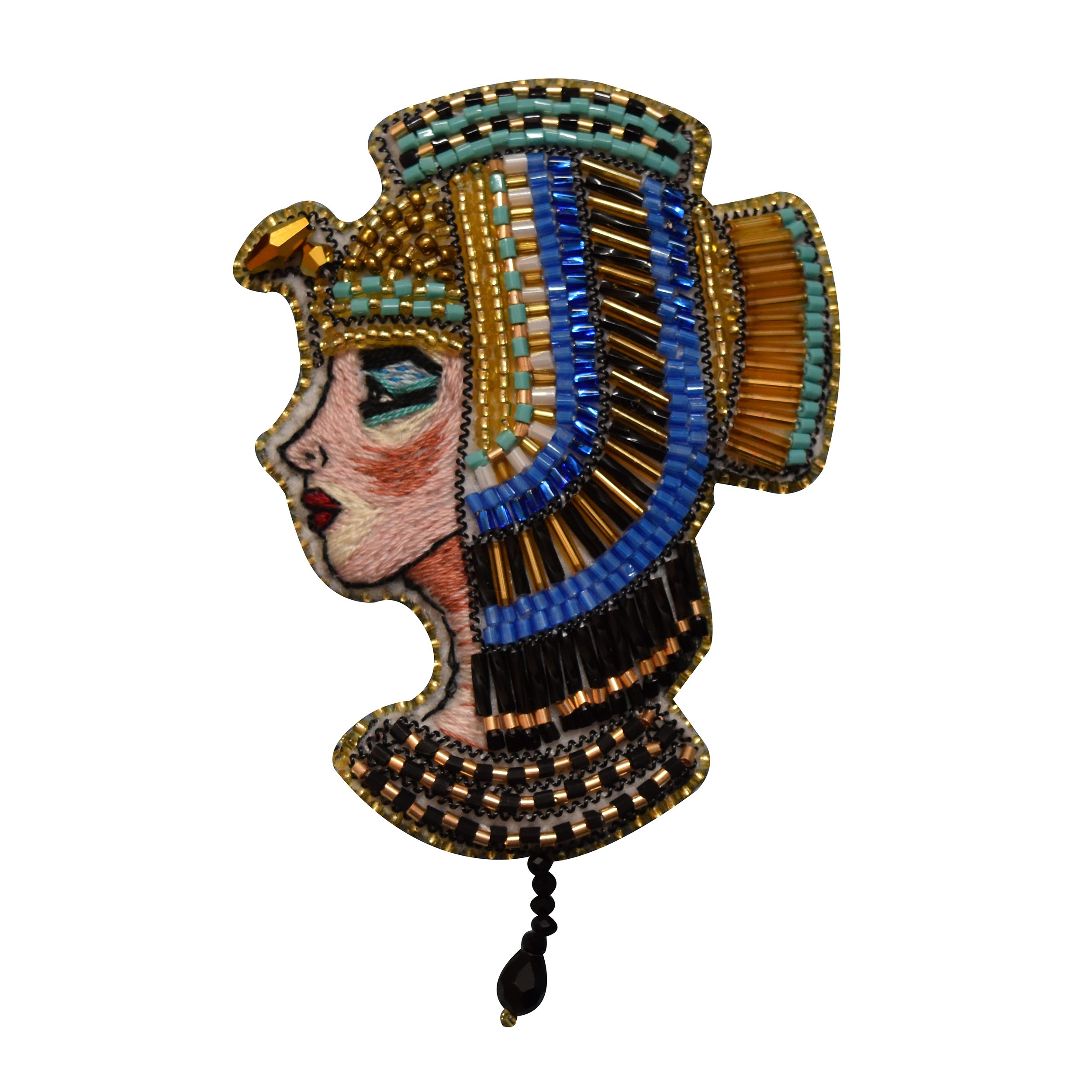 سنجاق سینه زنانه مدل دختر مصری