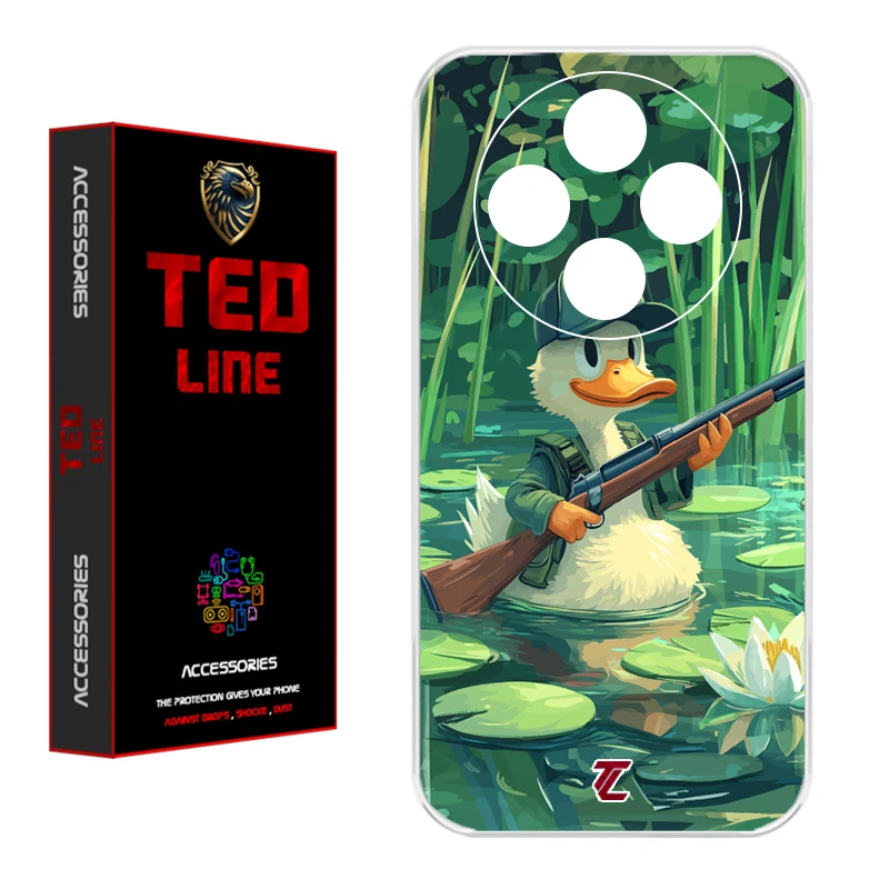 کاور تد لاین طرح اردک کد 1123 مناسب برای گوشی موبایل شیائومی Redmi 14C / Poco C75