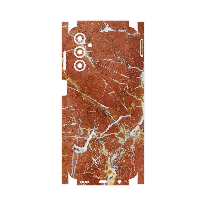 برچسب پوششی ماهوت مدل Red Marble-FullSkin مناسب برای گوشی موبایل سامسونگ Galaxy M14