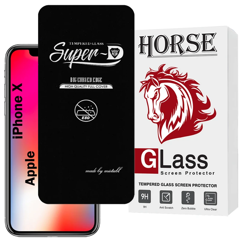 محافظ صفحه نمایش هورس مدل SUPERDNH مناسب برای گوشی موبایل اپل iPhone X