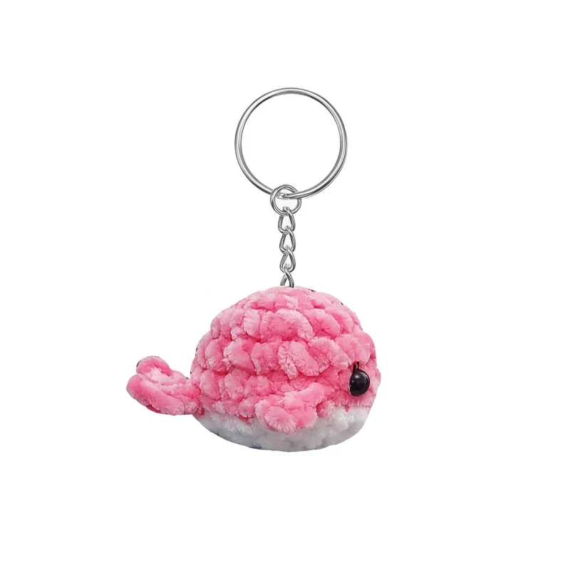 جاکلیدی دستی کاموایی مدل نهنگ