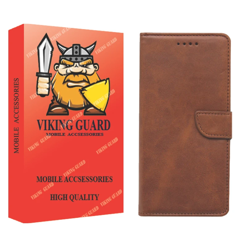 کیف کلاسوری وایکینگ گارد مدل چرمی طرح CUT مناسب برای گوشی موبایل سامسونگ Galaxy A7 2016 / A710