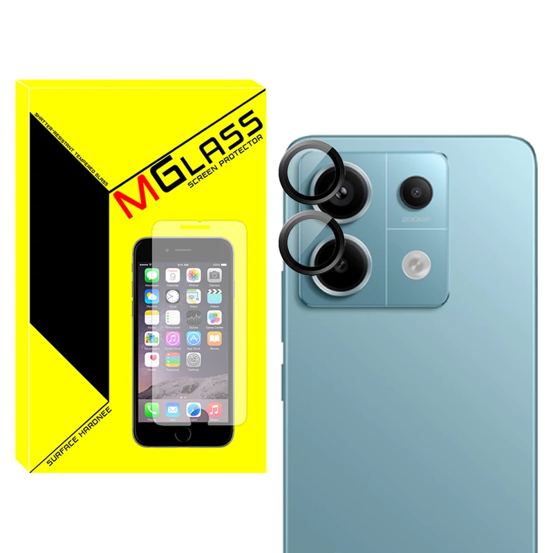 محافظ لنز دوربین ام‌گلس مدل Ring-Metal-MG مناسب برای گوشی موبایل شیائومی Redmi Note 13 5g