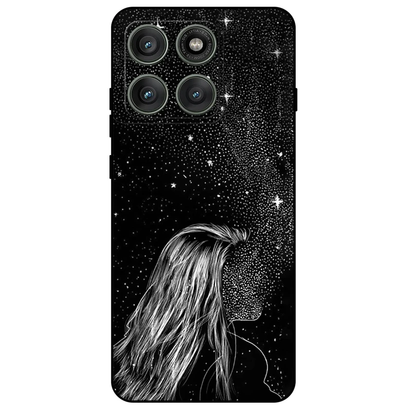 کاور مگافون طرح دخترانه مدل 8264 مناسب برای گوشی موبایل موتورولا Moto Edge 60 Pro