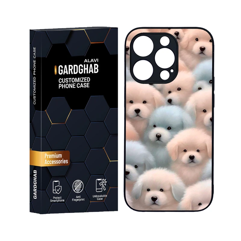 کاور گارد قاب علوی مدل دورژله ای فانتزی مناسب برای گوشی موبایل اپل iPhone 14 Pro