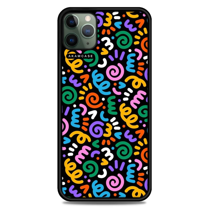 کاور آکام مدل AMC-WA11PROMAX-DOODLE13 مناسب برای گوشی موبایل اپل iPhone 11 Pro Max