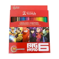 مداد رنگی 24 رنگ پارسا مدل big hero 6