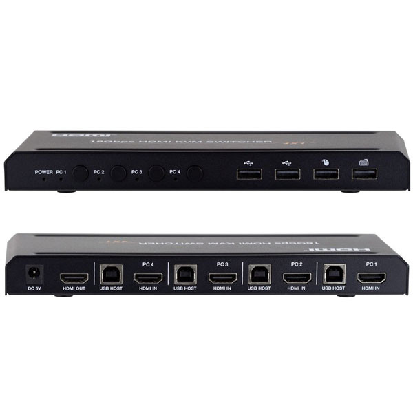 سوییچ  چهار پورت HDMI KVM مدل FN-K241