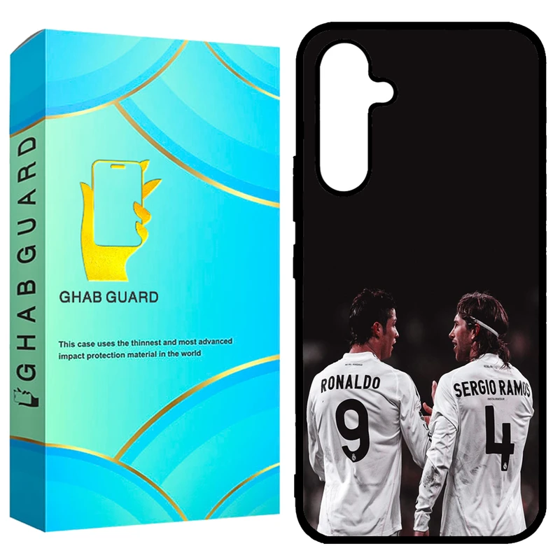 کاور قاب گارد طرح رونالدو و سرجیو مدل GCHPA54 مناسب برای گوشی موبایل سامسونگ  Galaxy A54 5G