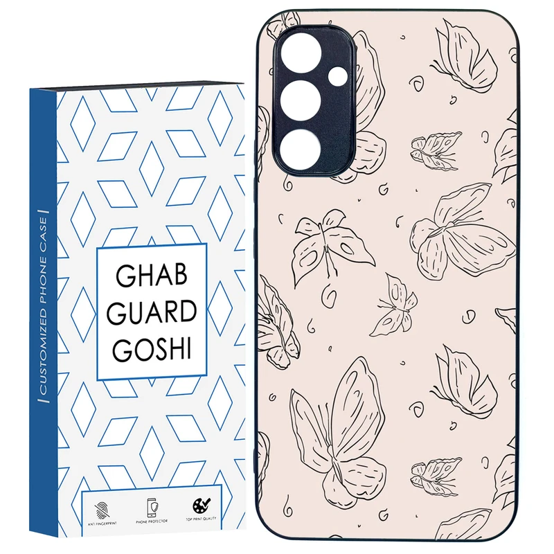 کاور قاب گارد گوشی طرح پروانه کد TPU-238 مناسب برای گوشی موبایل سامسونگ Galaxy A34