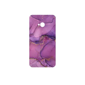 MAHOOT Purple Marble Cover Sticker for HTC One M7