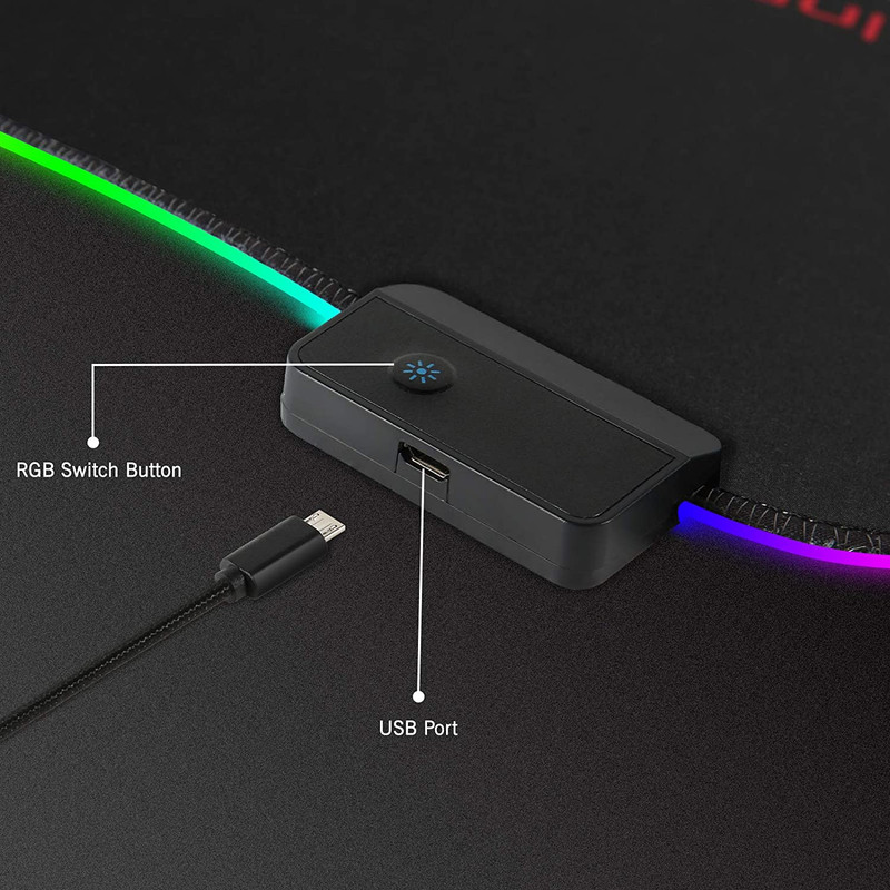 ماوس پد مخصوص بازی مدل Innoo RGB 3