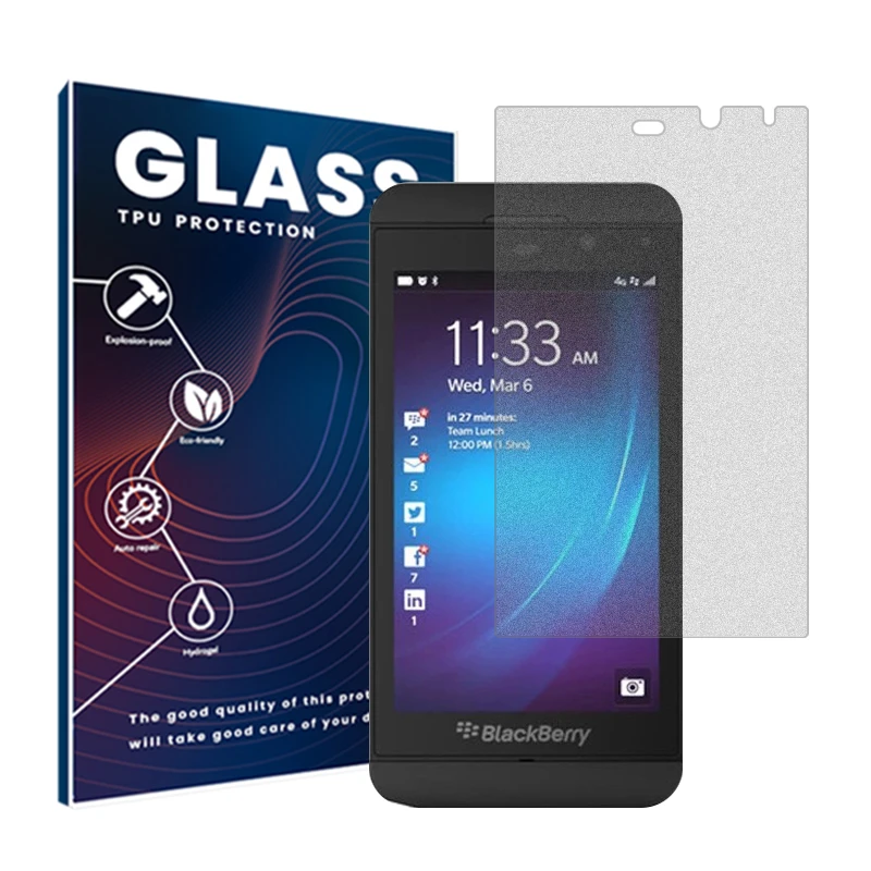 محافظ صفحه نمایش مات گلس مدل Resistant مناسب برای گوشی موبایل بلک بری Z10
