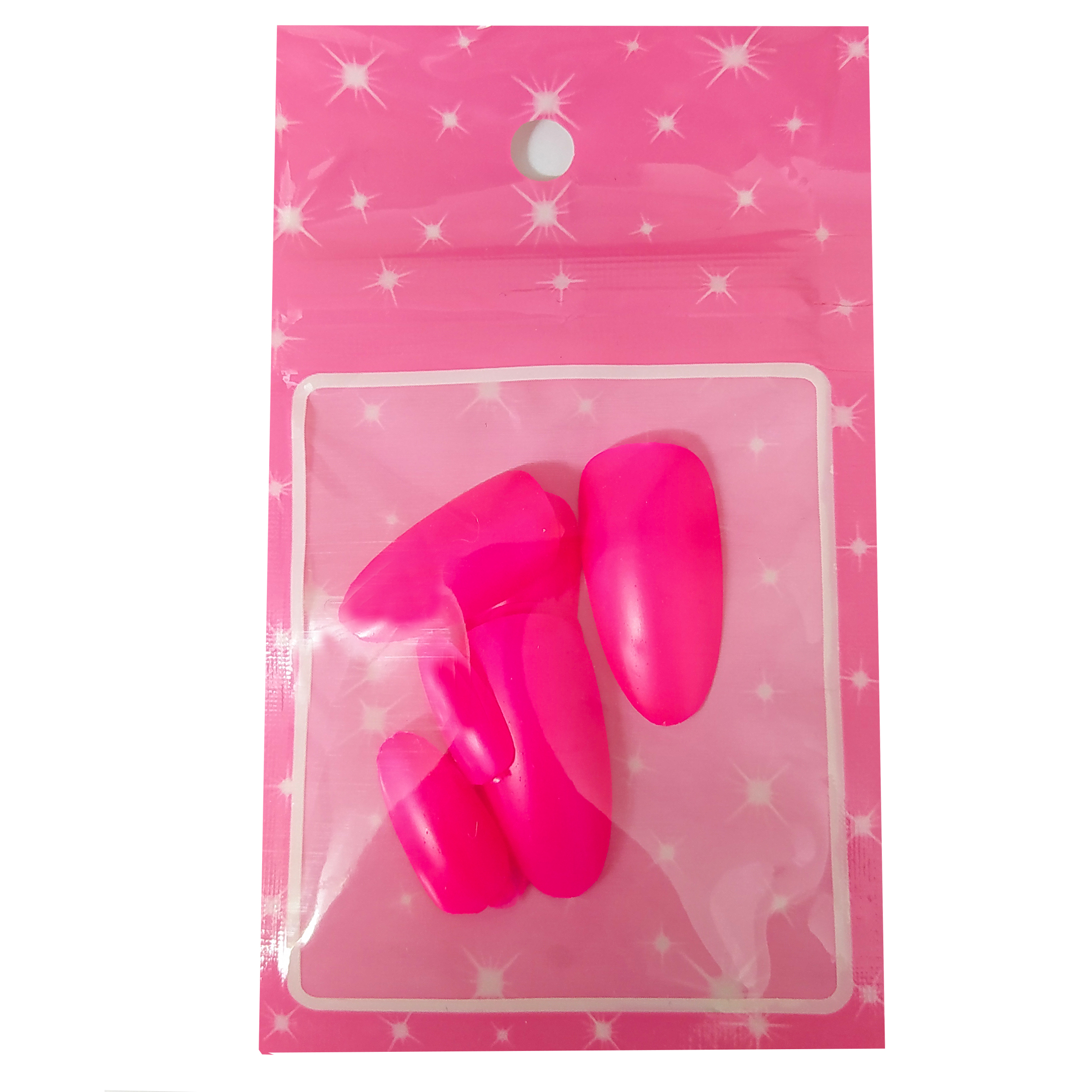 ناخن مصنوعی مدل فلورسنت مجموعه 10 عددی