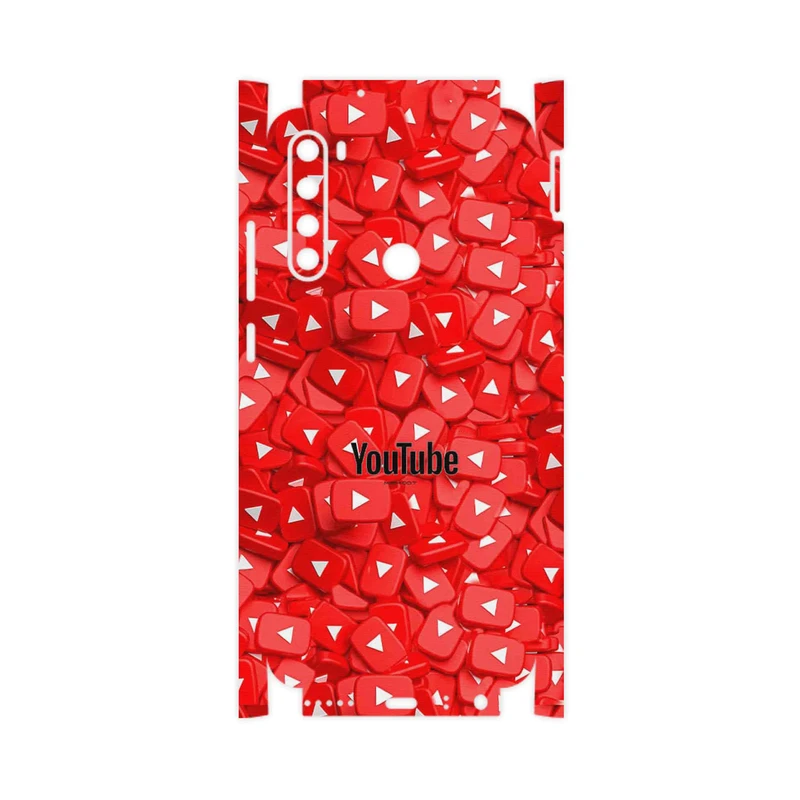 برچسب پوششی ماهوت مدل Youtube-FullSkin مناسب برای گوشی موبایل شیائومی Redmi Note 8 2021
