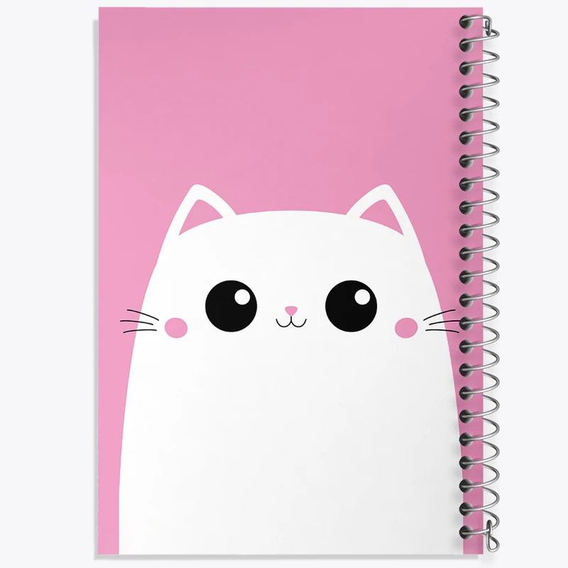 دفتر لیست خرید 50 برگ خندالو طرح گربه کیوت کد N987