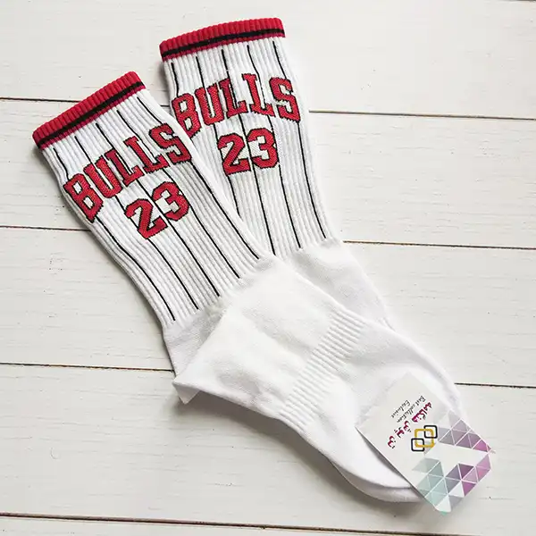 جوراب ورزشی ساق بلند زنانه تن پوش هنگامه مدل کش اسپرت پنبه بولز کد SW13