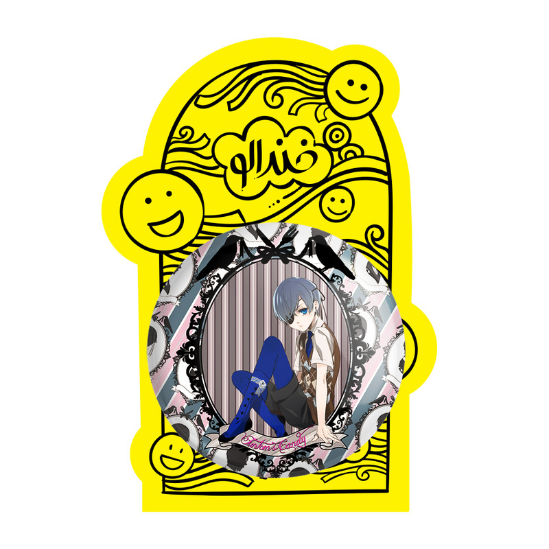آینه جیبی خندالو مدل شیل انیمه خادم سیاه Black Butler کد 16344 آینه جیبی خندالو مدل شیل انیمه خادم سیاه Black Butler کد 16344