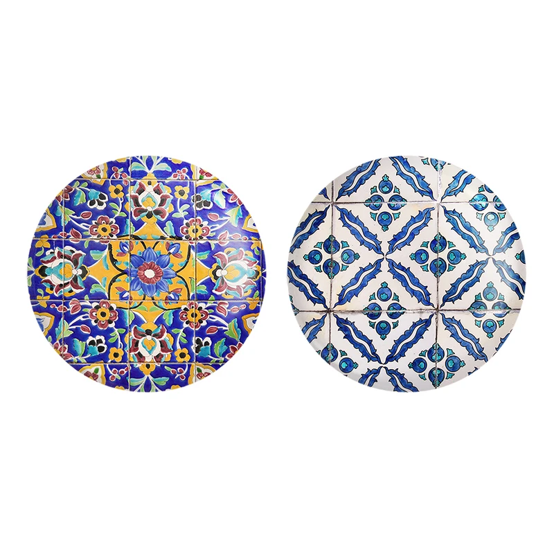 مگنت خندالو طرح کاشی کد 21602161 مجموعه 2 عددی