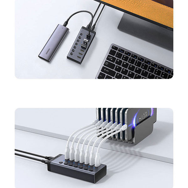 هاب 7 پورت USB. 3 یوگرین مدل CM481-90307