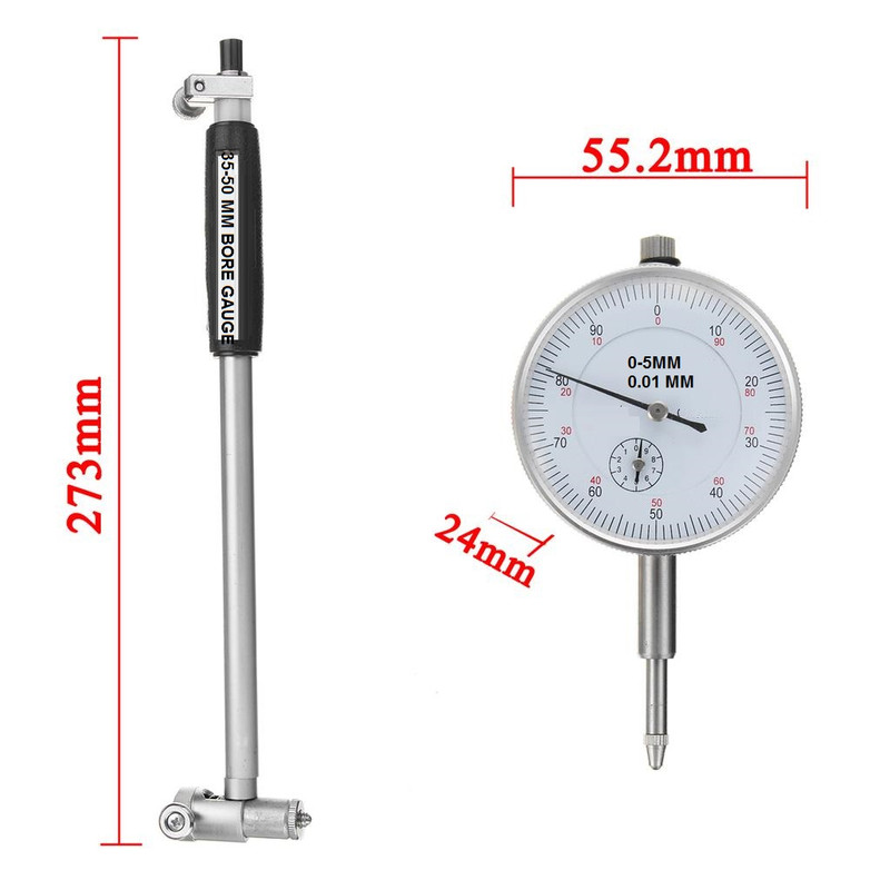 گیج سیلندر داخل کد MC-50 گستره 35-50 میلیمتری