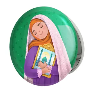 آینه جیبی خندالو طرح نیمه شعبان کودکانه مدل تاشو کد 25533 
